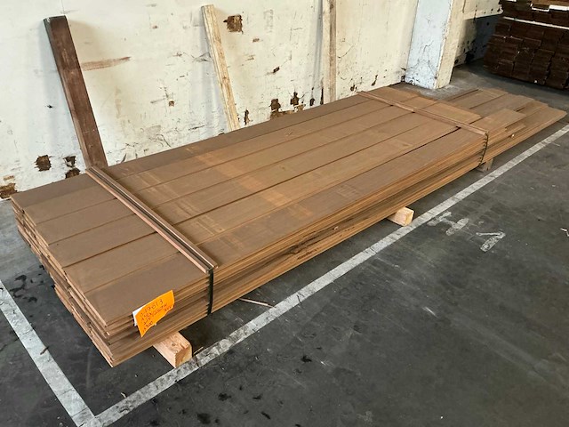 Ayous thermo 21x165 hardhout - afbeelding 1 van  6