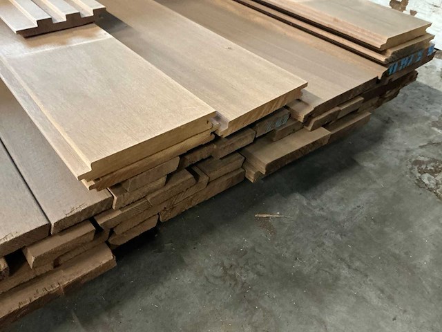 Ayous thermo / frake thermo 18/21/27x66/70/140/165/190 hardhout - afbeelding 5 van  8