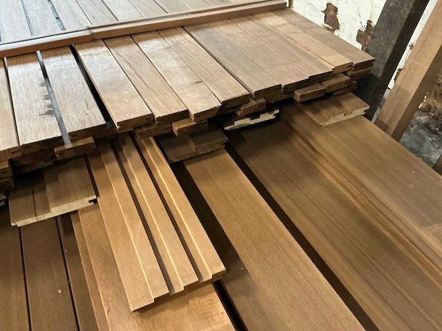 Ayous thermo / frake thermo 18/21/27x66/70/140/165/190 hardhout - afbeelding 6 van  8