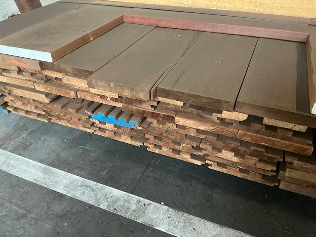 Ayous thermo / frake thermo 18/21x61/131/140/180 hardhout - afbeelding 6 van  6