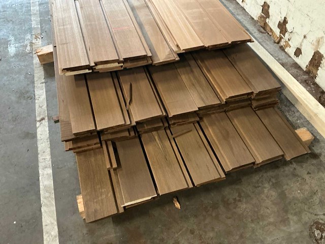 Ayous thermo / frake thermo 18x130/144 hardhout - afbeelding 4 van  6