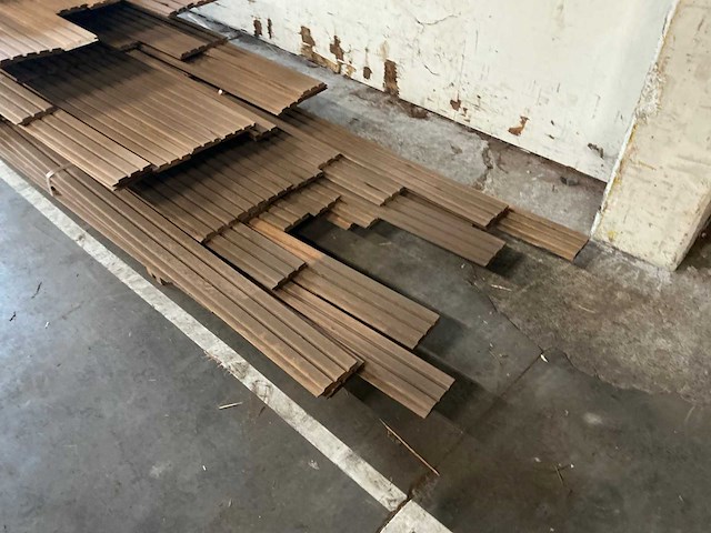 Ayous thermo / frake thermo 21x128 hardhout - afbeelding 6 van  6