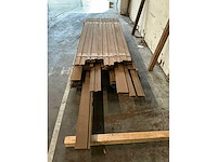 Ayous thermo / frake thermo 21x140 hardhout - afbeelding 5 van  5