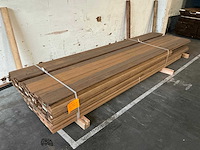 Ayous thermo / frake thermo 21x65/90/80/115 hardhout - afbeelding 1 van  6