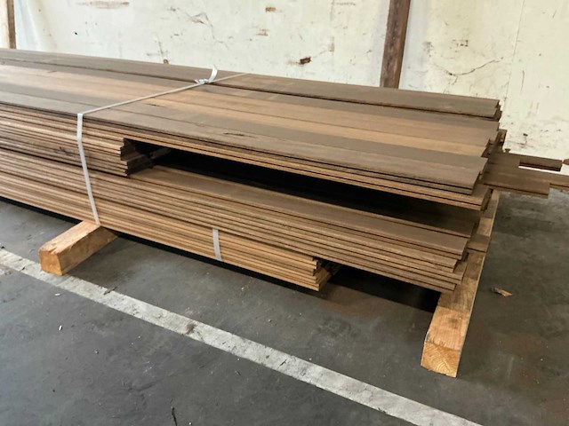 Ayous thermo / frake thermo 21x65/90/80/115 hardhout - afbeelding 3 van  6