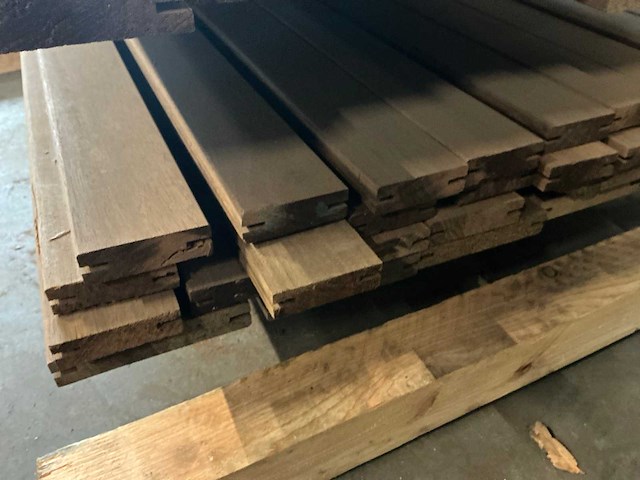 Ayous thermo / frake thermo 21x65/90/80/115 hardhout - afbeelding 5 van  6