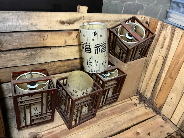 Aziatische stijl decoratieve lantaarns - afbeelding 3 van  3