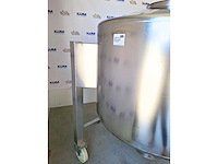 Azo - roestvrijstalen tank – azo d1200 – 1000 l - 2002 (2x) - afbeelding 2 van  7