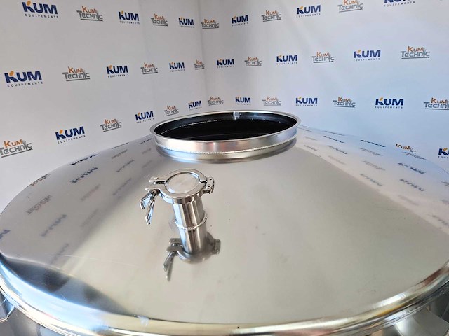Azo - roestvrijstalen tank – azo d1200 – 1000 l - 2002 (2x) - afbeelding 4 van  5