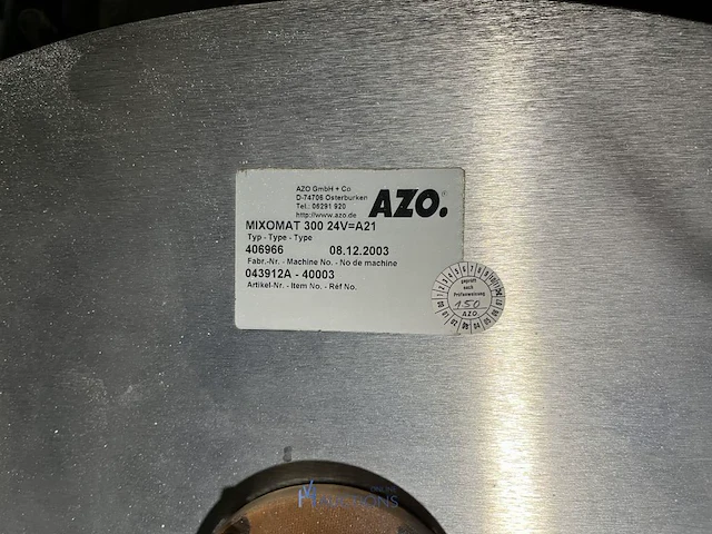 Azo mixomat meng-/doseerinstallatie - afbeelding 20 van  31
