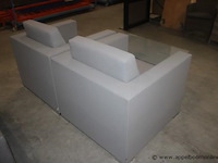 Azur fauteuils licht grijs incl. salotafel - afbeelding 2 van  2