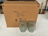 B-living hakbijlglass vaas +/- 23 hoog (16x) - afbeelding 1 van  5