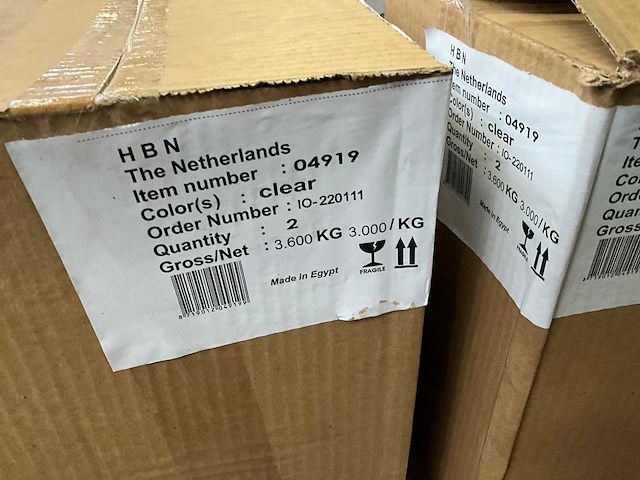 B-living vaas +/- 35 cm hoog (18x) - afbeelding 6 van  6