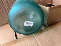 B-living vaas green/blue +/- 17 cm hoog (30x) - afbeelding 4 van  5