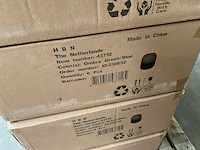 B-living vaas green/blue +/- 17 cm hoog (30x) - afbeelding 5 van  5