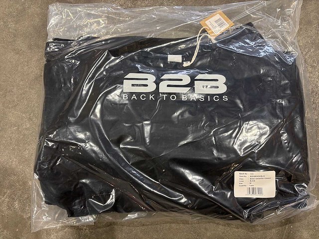 B2b - hoodie - zwart maat s (8x) - afbeelding 2 van  2