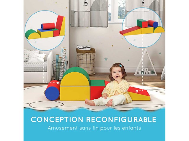 Baby motorische vaardigheden module 5pcs epe foam babymotorische vaardigheden cursus - afbeelding 5 van  7