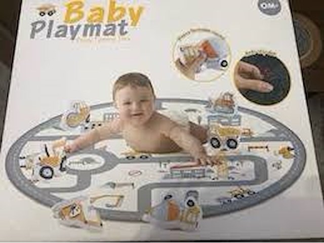 Baby playmat + knijpknuffels (120 cm) - afbeelding 1 van  4