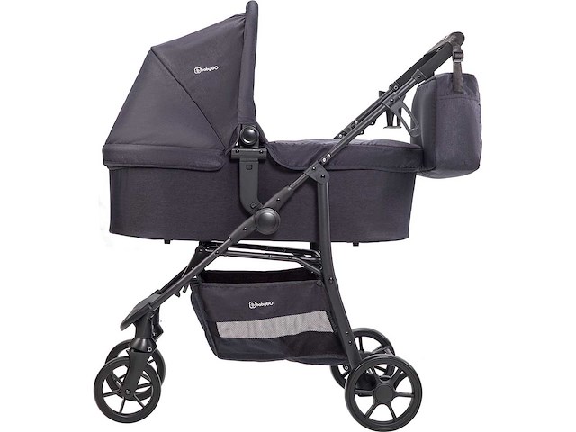 Babygo 3-in-1 kinderwagenstijlen – aparte sportstoel & draagbed en autobedje - afbeelding 4 van  9