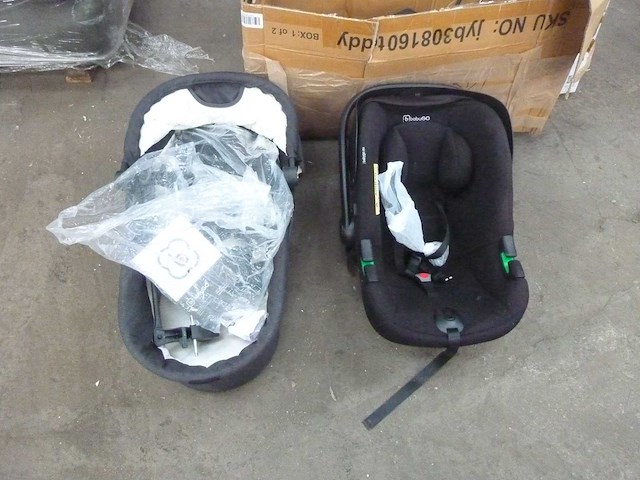 Babygo 3-in-1 kinderwagenstijlen – aparte sportstoel & draagbed en autobedje - afbeelding 7 van  9