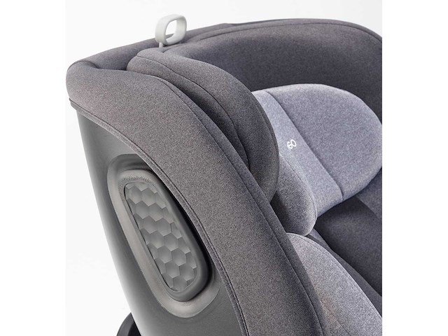 Babygo move 360 autostoeltje - i-size roterend autostoeltje met isofix - voor kinderen van 40 tot 150 cm - grijs - afbeelding 4 van  8