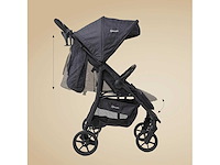 Babygo style 3-in-1 combinatiekinderwagen, zwart - afbeelding 6 van  8