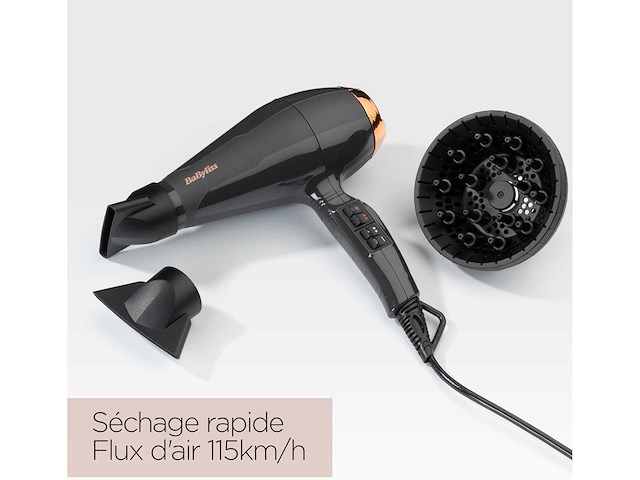 Babyliss air pro föhn met diffuser - afbeelding 7 van  8