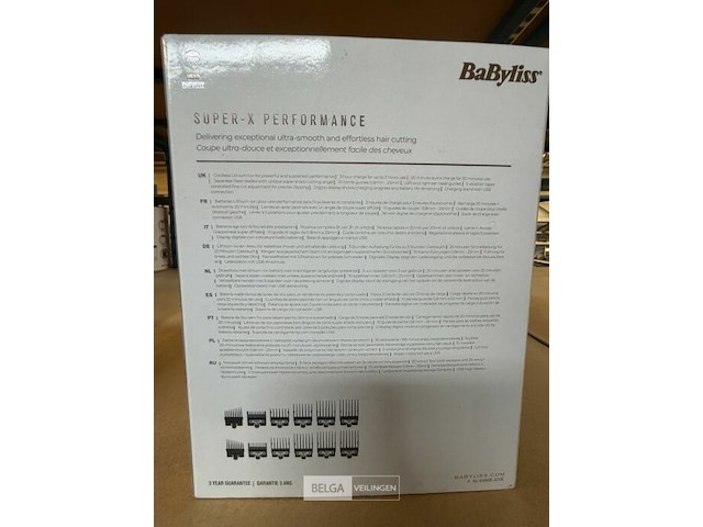 Babyliss draadloze tondeuse + oplaad standaard - afbeelding 2 van  2