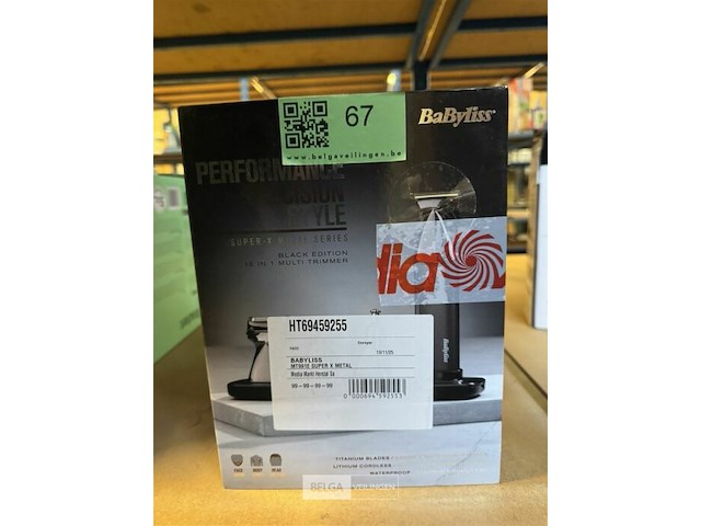 Babyliss draadloze tondeuse + oplaad standaard - afbeelding 2 van  2