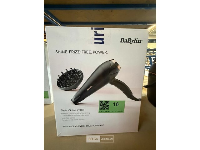 Babyliss haardroger zwart - afbeelding 1 van  2