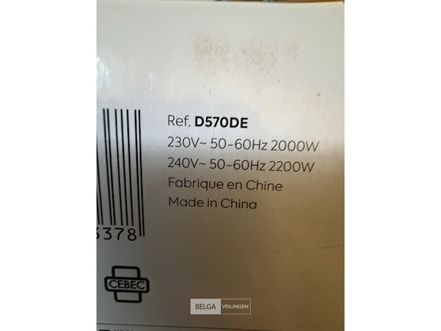 Babyliss haardroger zwart - afbeelding 2 van  2