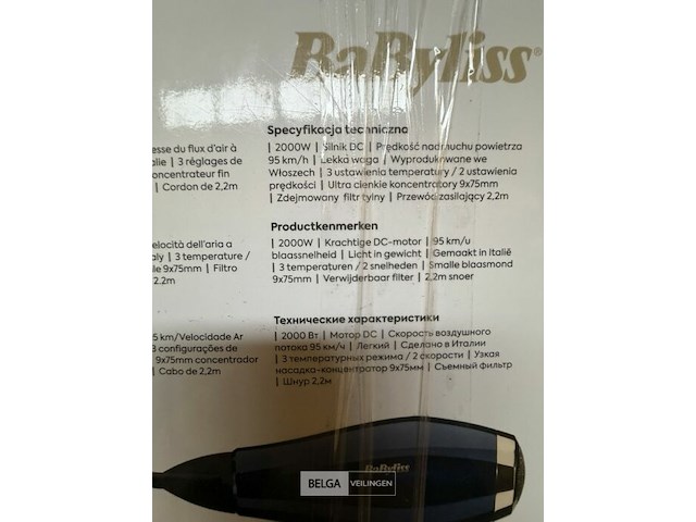 Babyliss haardroger - afbeelding 2 van  2