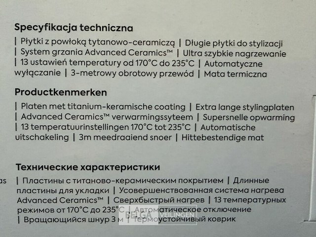 Babyliss stijltang wit - afbeelding 2 van  3