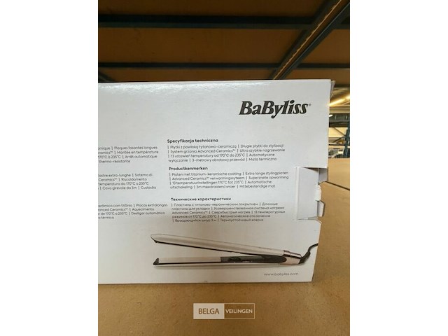 Babyliss stijltang wit - afbeelding 1 van  1