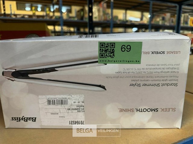Babyliss stijltang wit - afbeelding 1 van  3