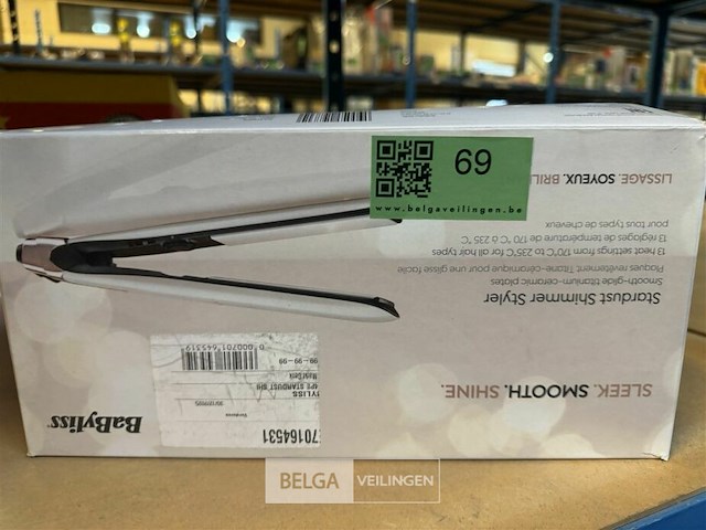 Babyliss stijltang wit - afbeelding 2 van  3