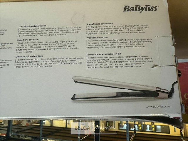 Babyliss stijltang wit - afbeelding 3 van  3