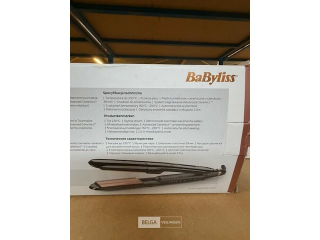 Babyliss stijltang zwart - afbeelding 2 van  3