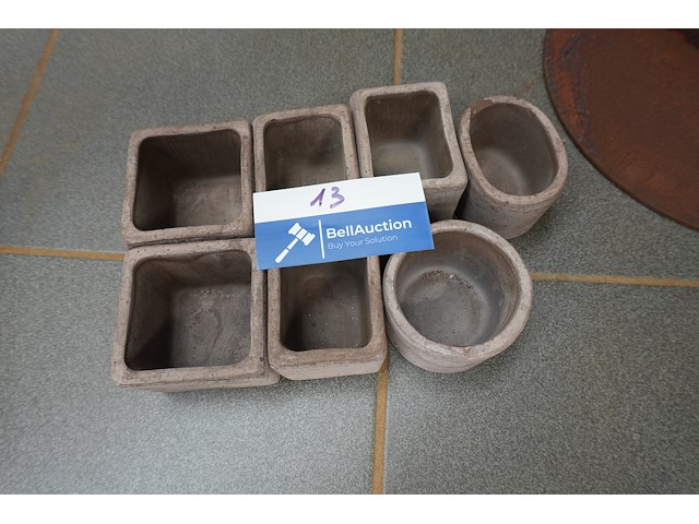 Babypot klein – gemengd lot van 7 - afbeelding 1 van  4