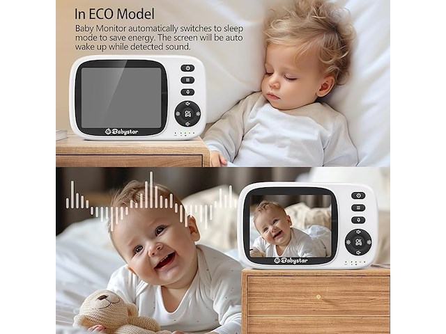 Babystar babyfoon met camera - afbeelding 4 van  6