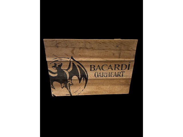 Bacardi - houten reclamebord - 42 x 30 cm. - afbeelding 1 van  1