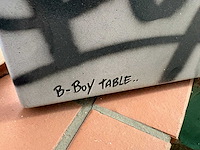 Bad boy graffiti kunstwerk tafelblad - afbeelding 3 van  4