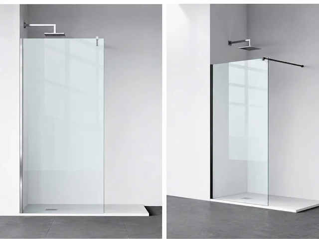 Bad met douche / set van 18 wanddouches + douchebakken - afbeelding 1 van  20