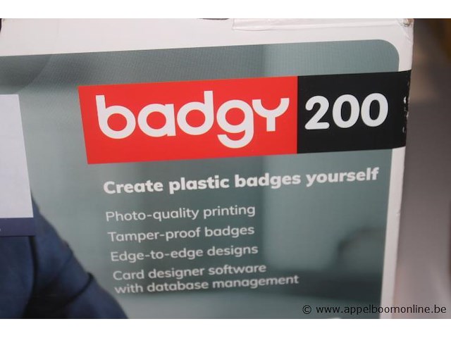 Badgeprinter, badgy, 200, werking niet gekend - afbeelding 2 van  2