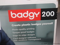 Badgeprinter, badgy, 200, werking niet gekend - afbeelding 2 van  2