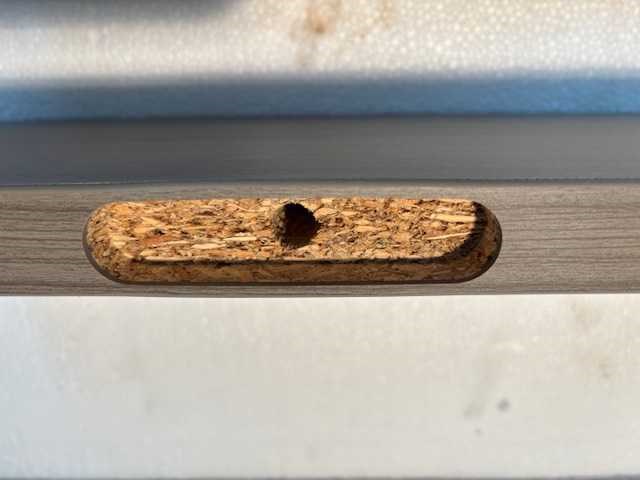 Badkamer plachet -verborgen bevestiging - push and fix -oak 5x (5x) - afbeelding 3 van  5