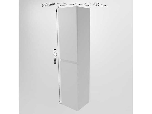 Badkamer zijkast wit - afbeelding 1 van  1