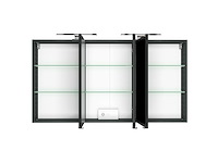 Badkamercombinatie luna 2-delig 120cm - grafiet/eik - afbeelding 4 van  7