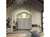 Badkamerkast eikenhout mocha 100cm - afbeelding 5 van  6