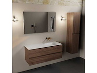Badkamerkast eikenhout mocha 120cm rechts - afbeelding 3 van  3